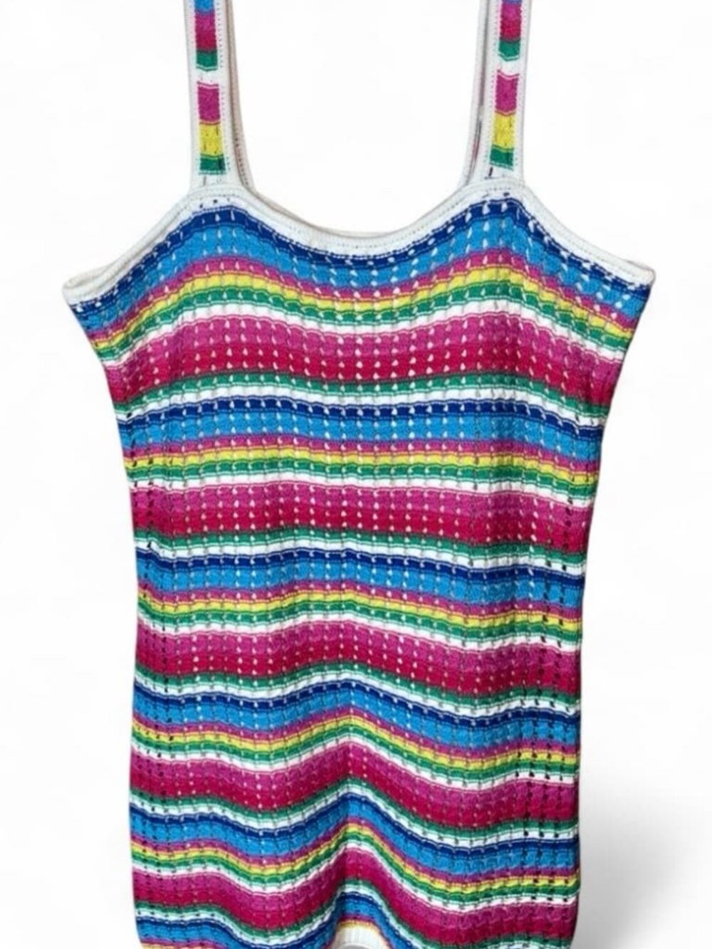 Women’s Crochet Mini Tank Dress